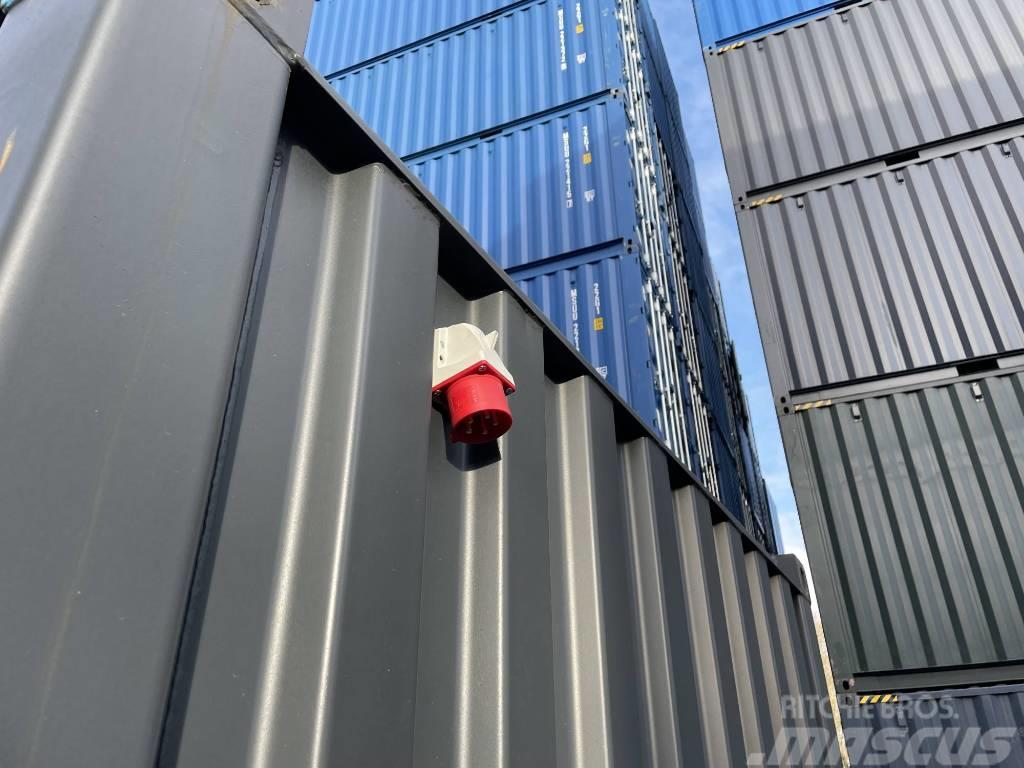  20 Fuß Seercontainer mit STAHLFUSSBODEN + LICHT! Containere pentru depozitare
