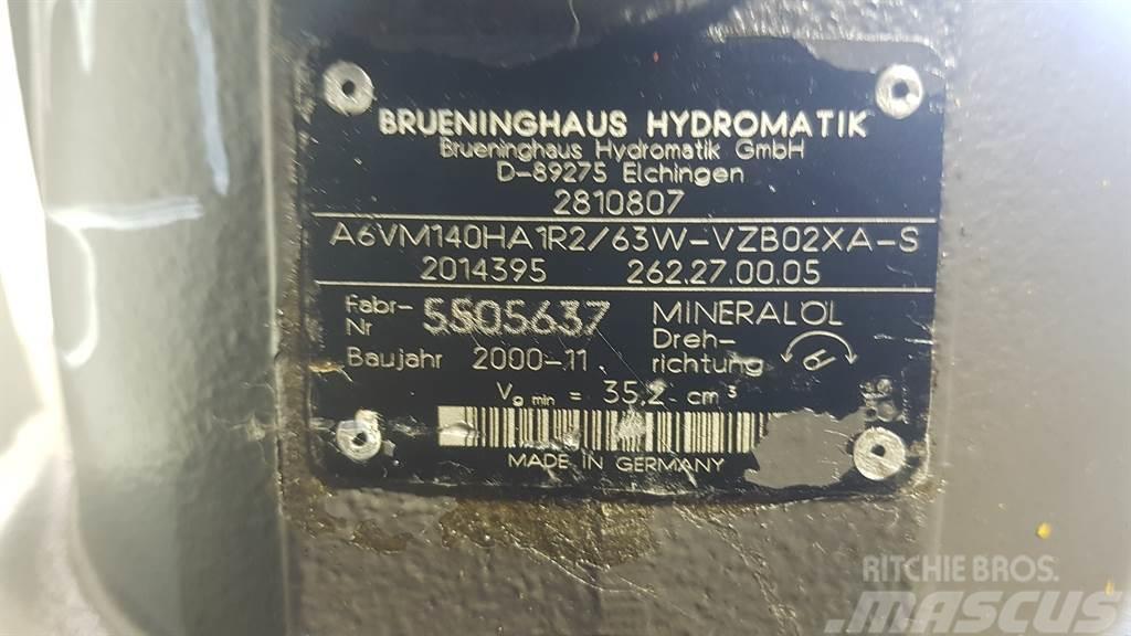 Brueninghaus Hydromatik A6VM140HA1R2/63W -Volvo L40B-Drive motor/Fahrmotor Hidraulice