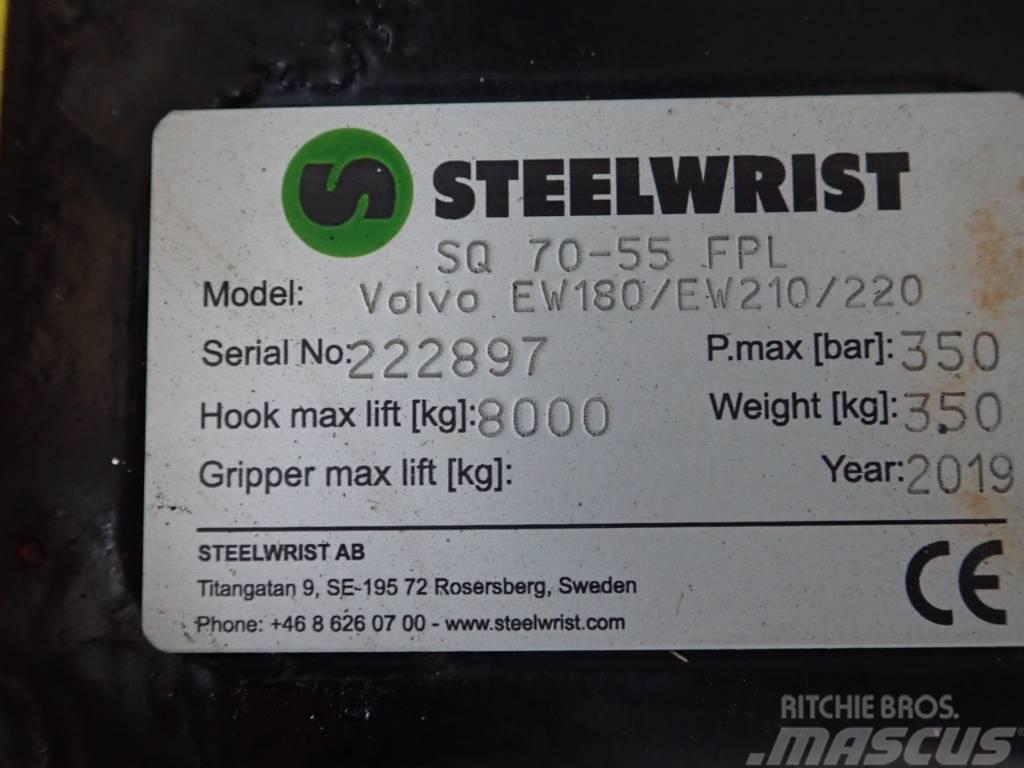 Steelwrist Vollhyd. SW SQ70 FPL passend Volvo EW180 Conectoare rapide