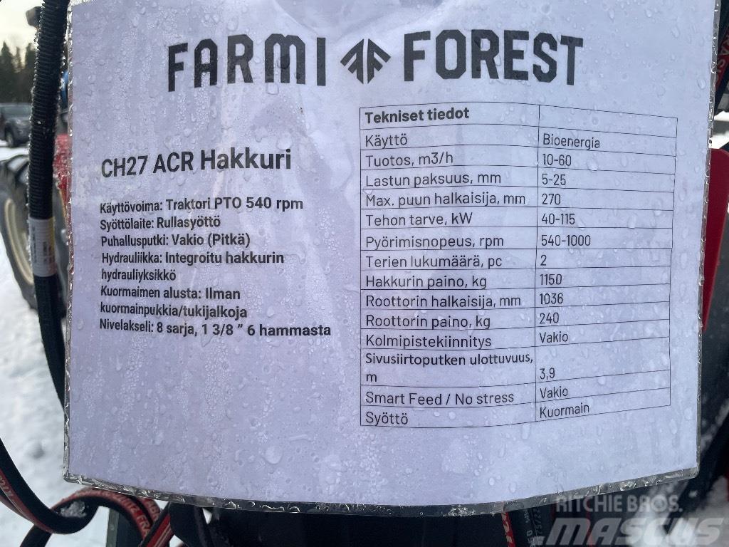 Farmi Forest CH27 Masini de tocat lemn