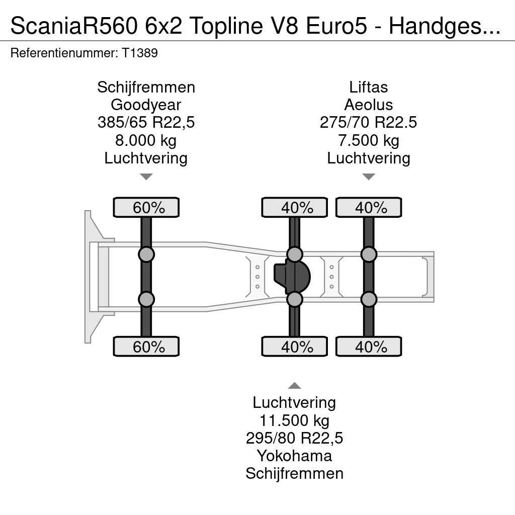 Scania R560 6x2 Topline V8 Euro5 - Handgeschakeld - Vollu Autotractoare