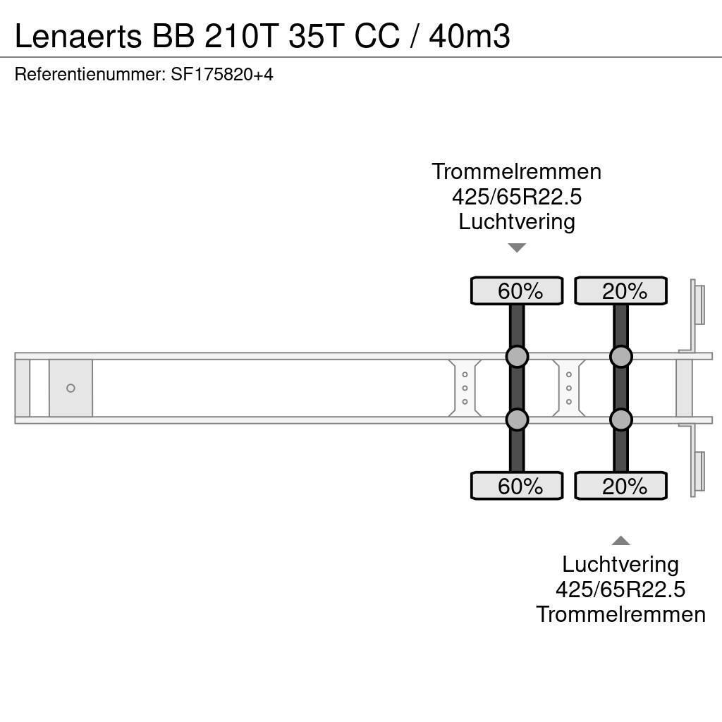 Lenaerts BB 210T 35T CC /  40m3 Semi-remorca Basculanta
