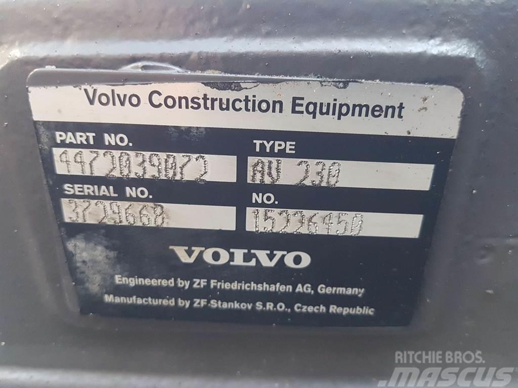 Volvo L30G-VOE15226450-ZF AV-230-Axle/Achse/As Axe
