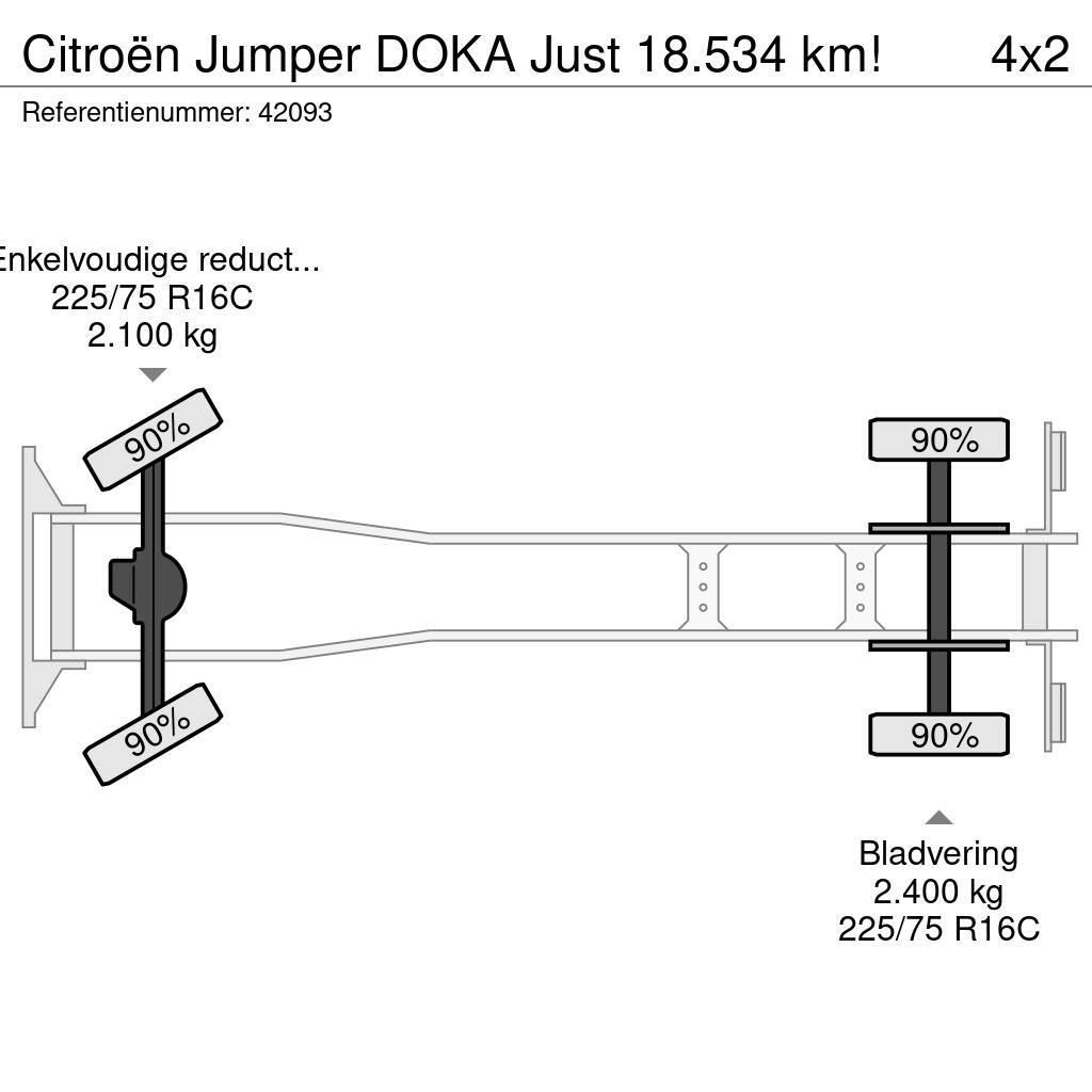 Citroën Jumper DOKA Just 18.534 km! Camioane platforma/prelata