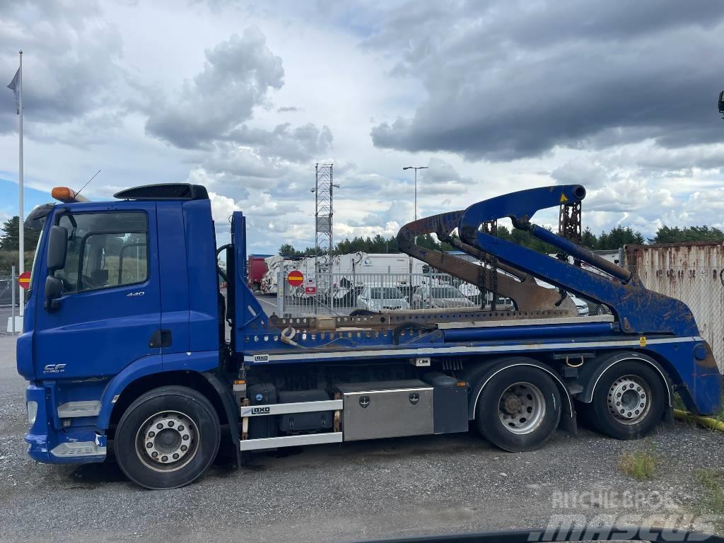 DAF CF 85.430 6x2, Euro 6, Laxo LD146 / Skip-loader Camion cadru container