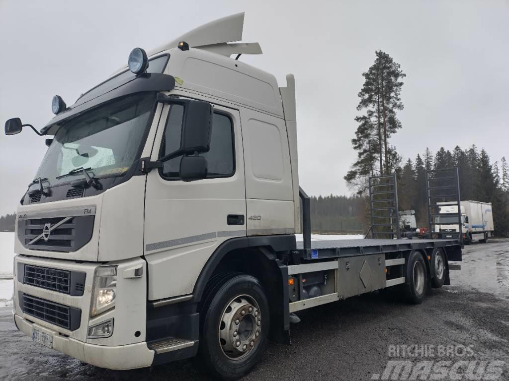 Volvo FM13 6x2 UUSI koneenkuljetuslava, vetovarustus Camioane platforma/prelata