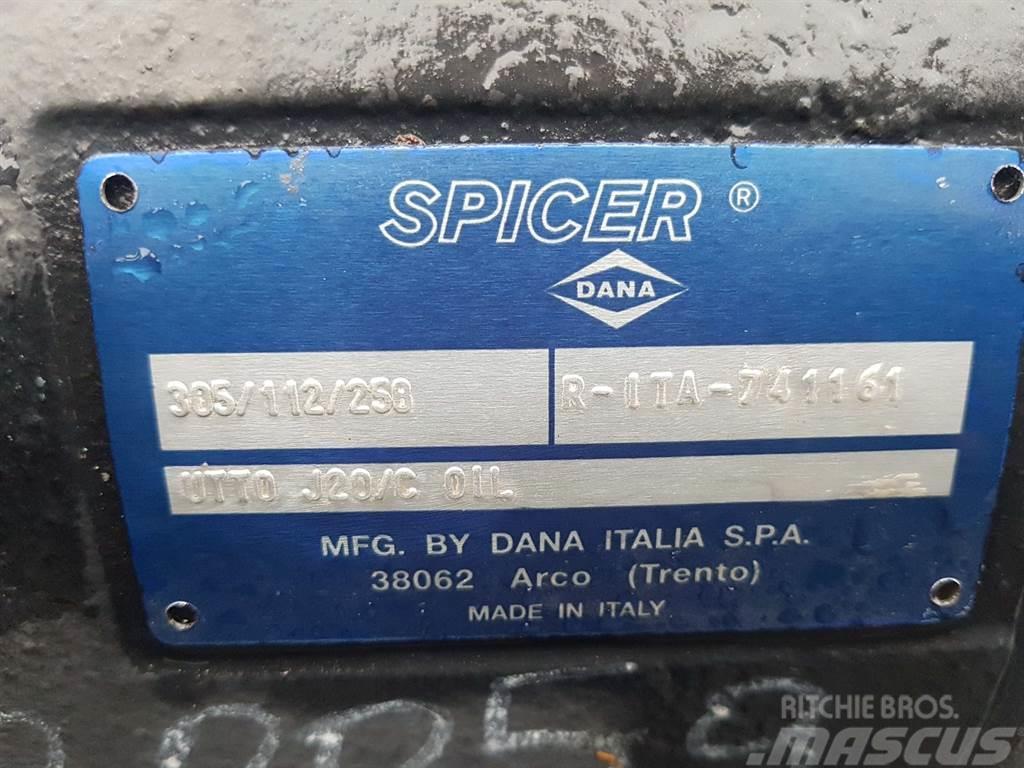 Fantuzzi SF60-EF1200-Spicer Dana 305/112/258-Axle/Achse/As Axe