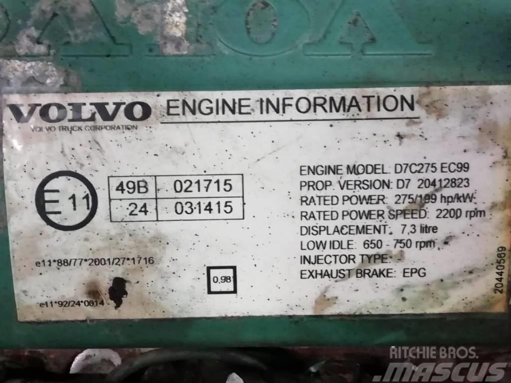 Volvo Engine D7C275 EPG Motoare