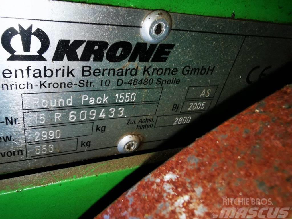 Krone Round Pack 1550 multi cut Masina de balotat cilindric