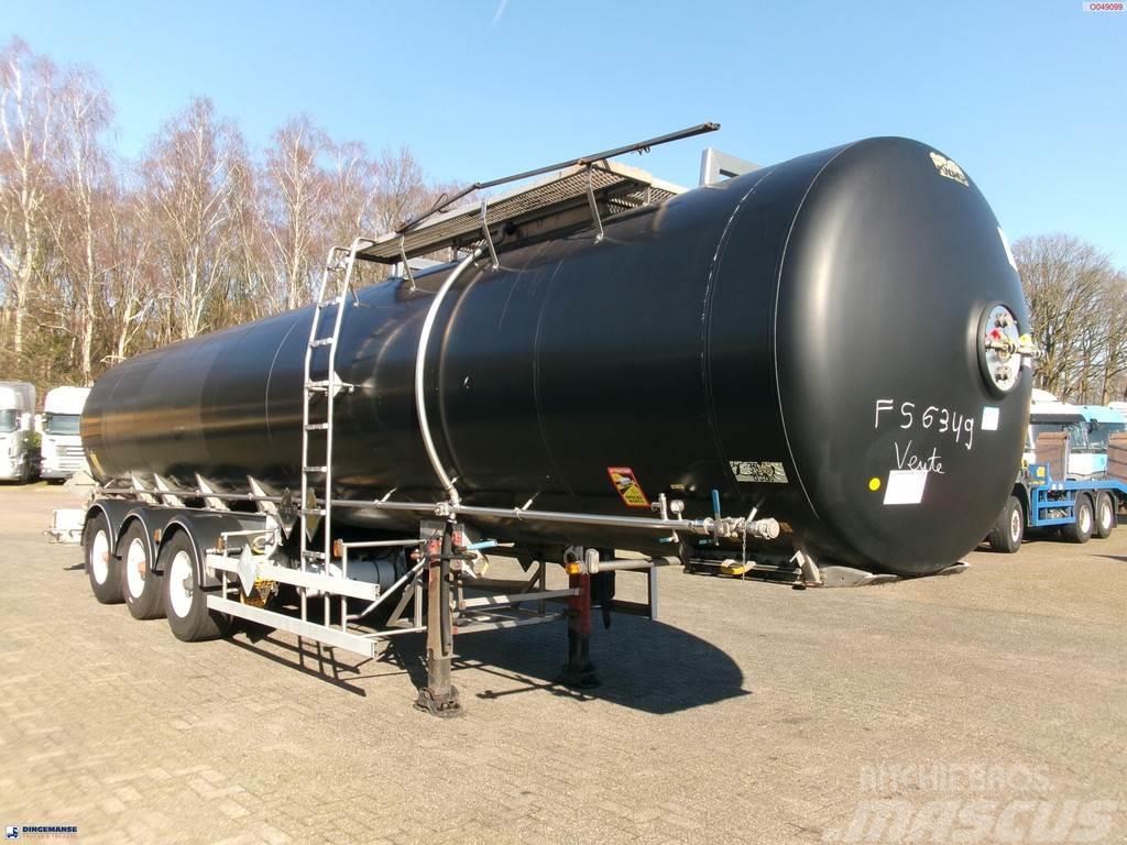 Magyar Bitumen tank inox 32 m3 / 1 comp + ADR Cisterna semi-remorci