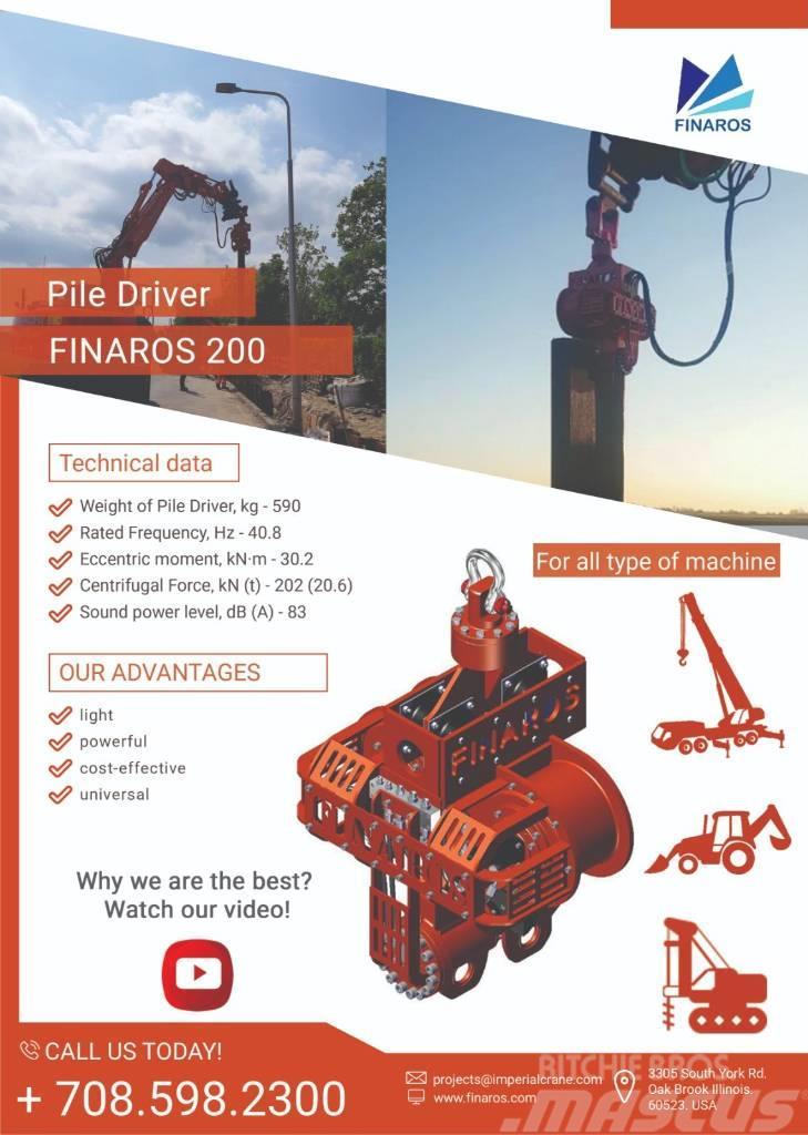  Finaros FR200 Ciocane hidraulice batut piloni