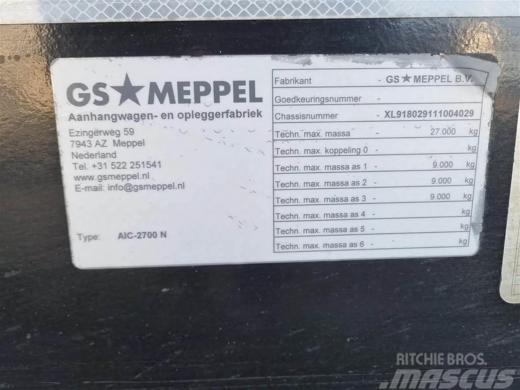 GS Meppel AIC-2700 N container aanhanger Remorci cadru de containere