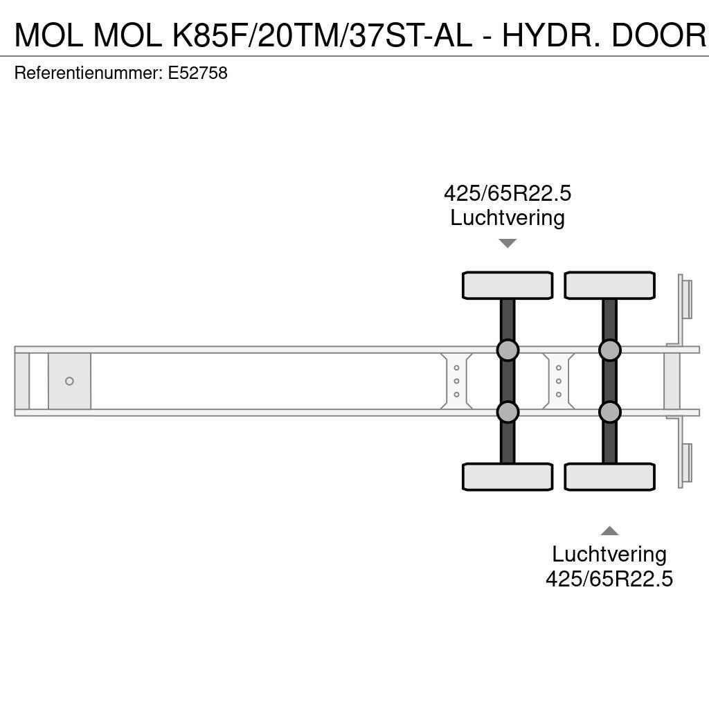 MOL K85F/20TM/37ST-AL - HYDR. DOOR Semi-remorca Basculanta