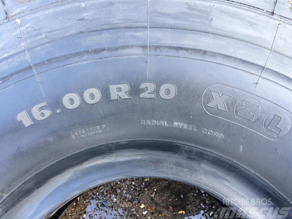 Michelin 16.00R20 XZL - USED NN 95% Anvelope, roti si jante