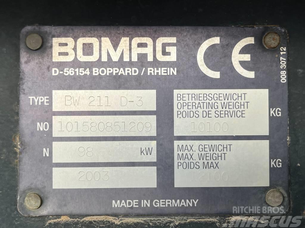 Bomag BW 211 D-3 Compactoare monocilindrice