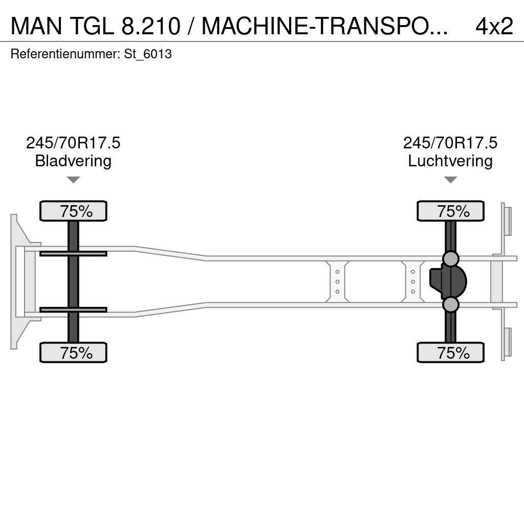 MAN TGL 8.210 / MACHINE-TRANSPORT / OPRIJ-WAGEN / AIRC Transportatoare vehicule