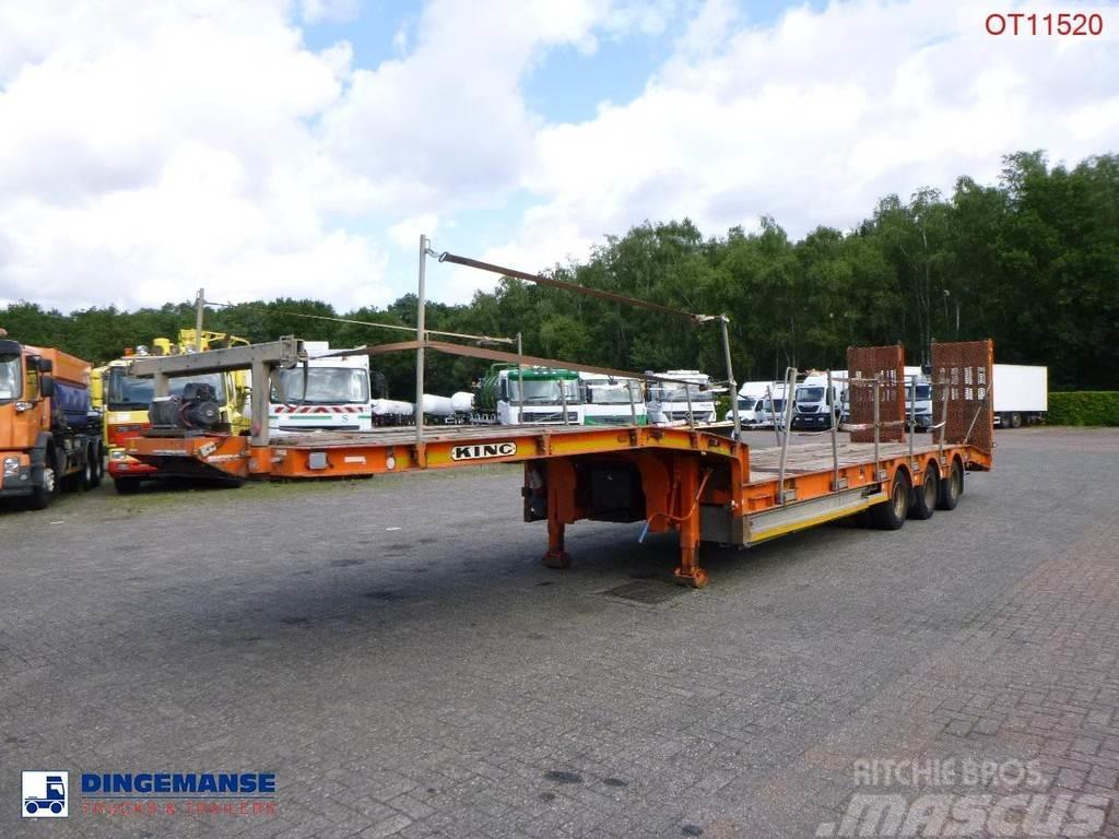 King 3-axle semi-lowbed trailer 44T + ramps Semi-remorca agabaritica