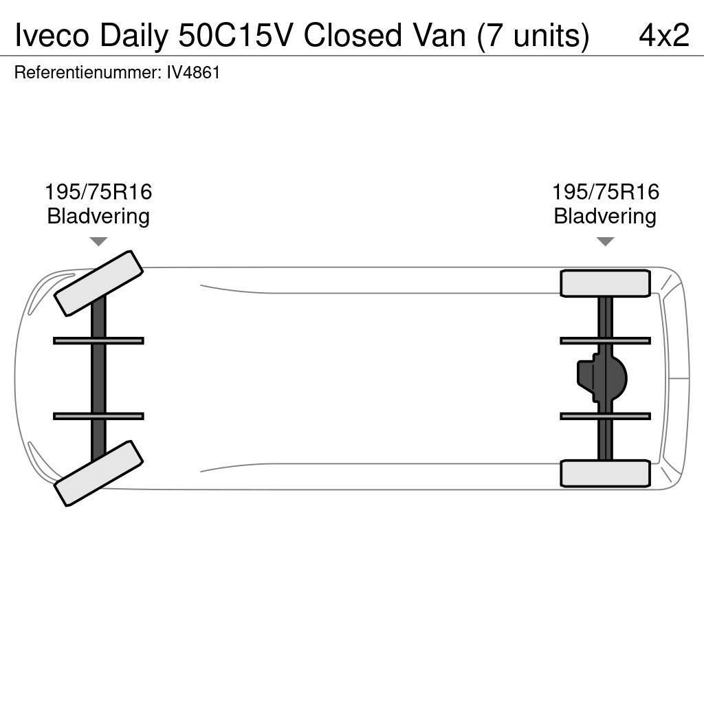 Iveco Daily 50C15V Closed Van (7 units) Autoutilitara transoprt marfuri
