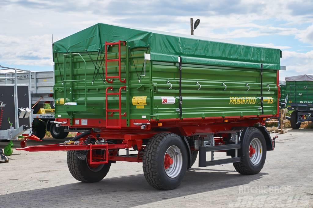 Pronar PT 612 / 12 tones tipping trailer / pallet wide Remorci rabatabile