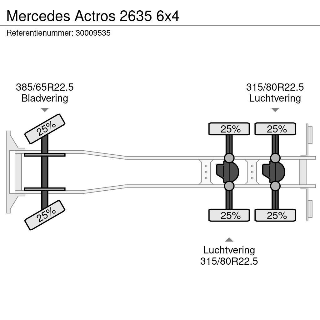Mercedes-Benz Actros 2635 6x4 Camion cabina sasiu