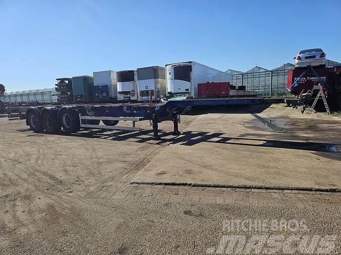 Schmitz Cargobull SPR 27 3 AXLE CONTAINER CHASSIS ALL CONNECTIONS EX Camion cu semi-remorca cu incarcator