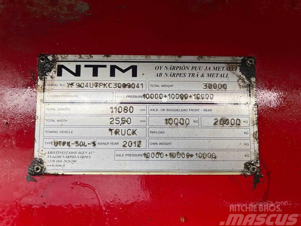 NTM UTPK-50L-5 BOX L=8525 mm Remorci basculante
