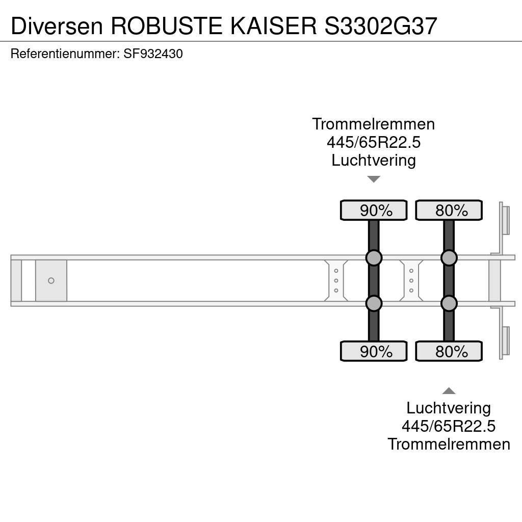 Robuste Kaiser S3302G37 Semi-remorca Basculanta