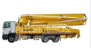 Shantui HJC5320THB 45M Trailer-Mounted Concrete Pu Motoare