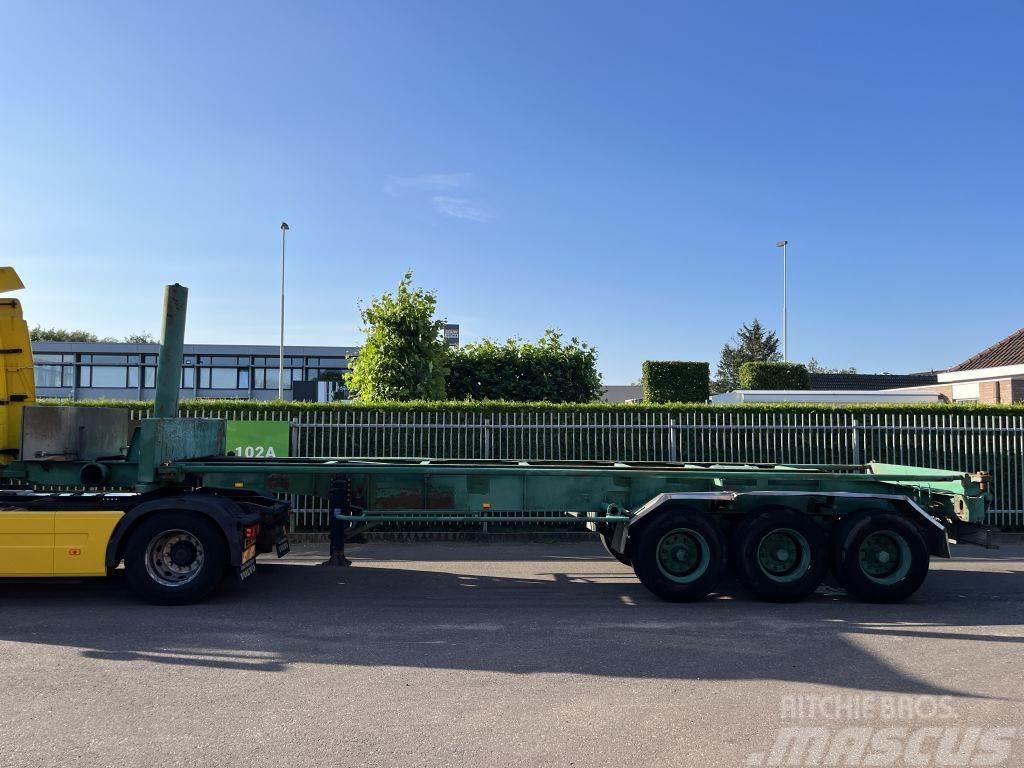 Van Hool SK 305 - 30FT Tipping Container Chassis - ROR Axle Camion cu semi-remorca cu incarcator