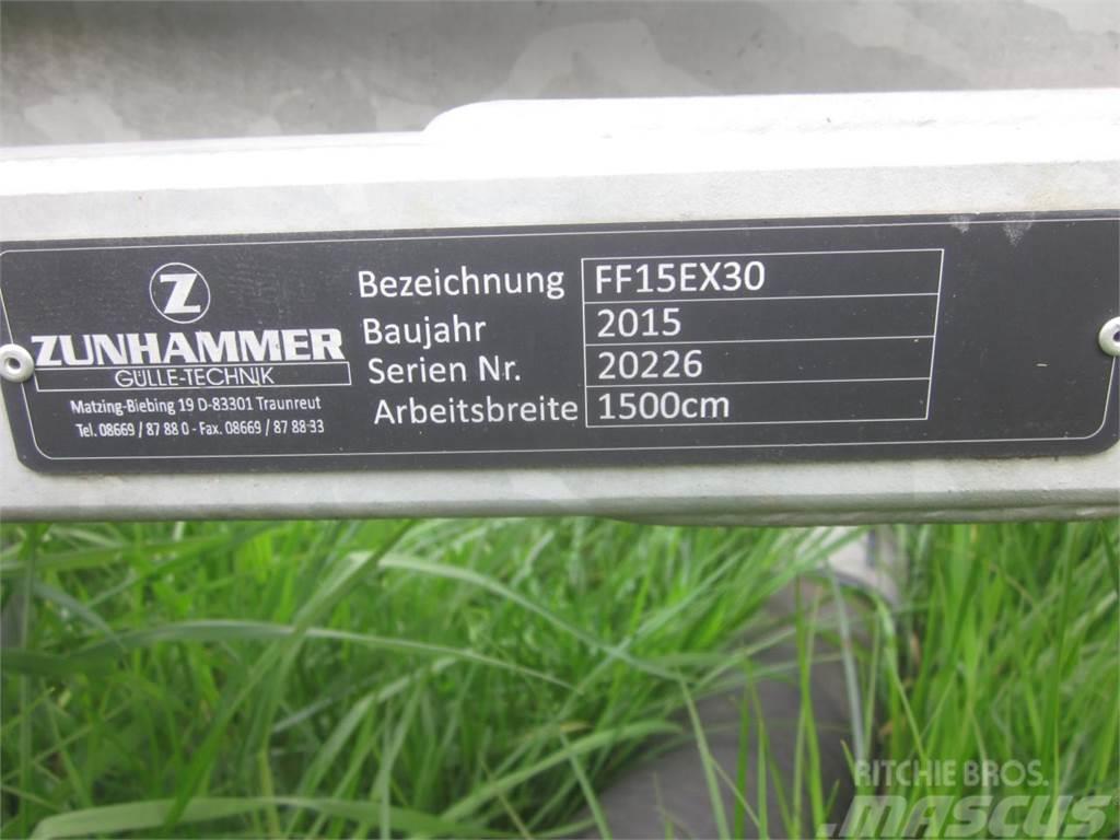 Zunhammer FF15EX30 Schleppschuh Verteiler Gestänge, 15 m, VO Distribuitoare de ingrasamant