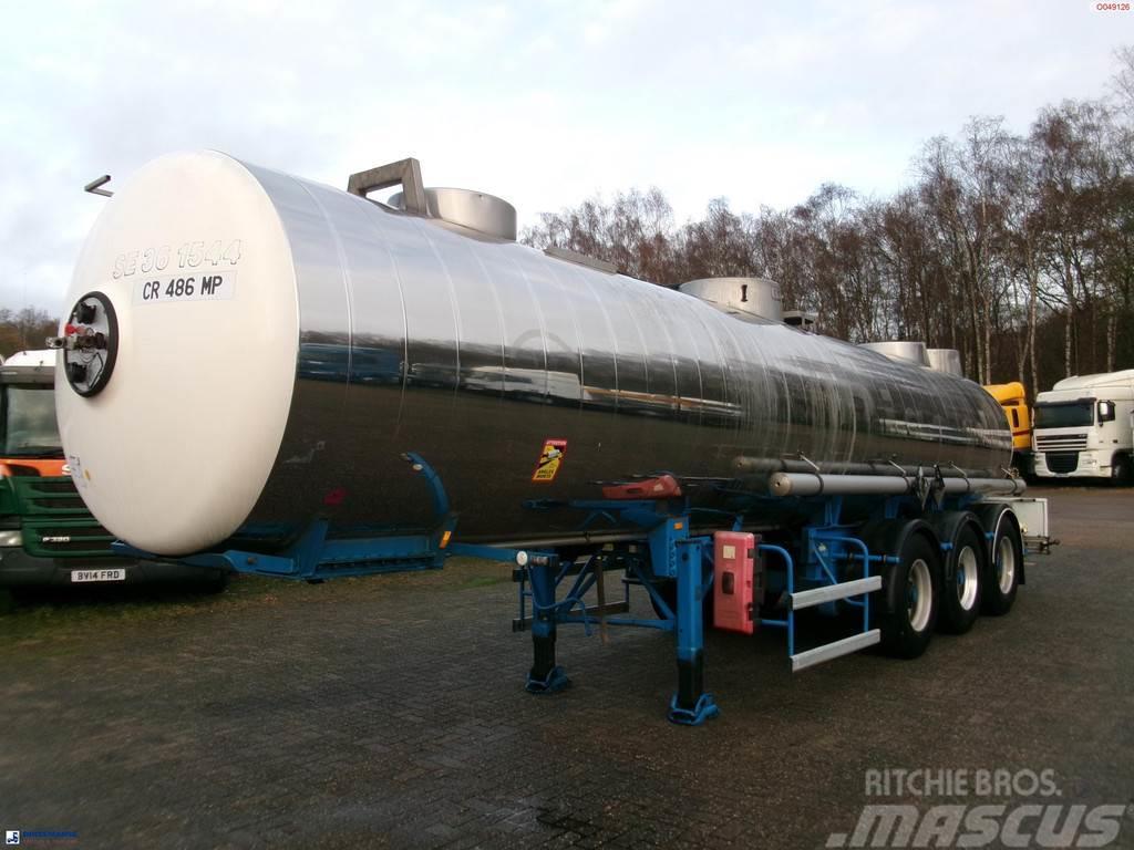 Magyar Chemical ACID tank inox L10BN 20.5 m3 / 1 comp Cisterna semi-remorci