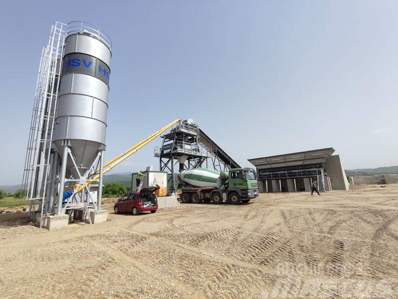 Constmach 120 M3/H Stationary Concrete Batching Plant Centrala beton