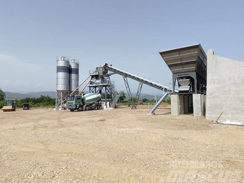 Constmach 120 M3/H Stationary Concrete Batching Plant Centrala beton