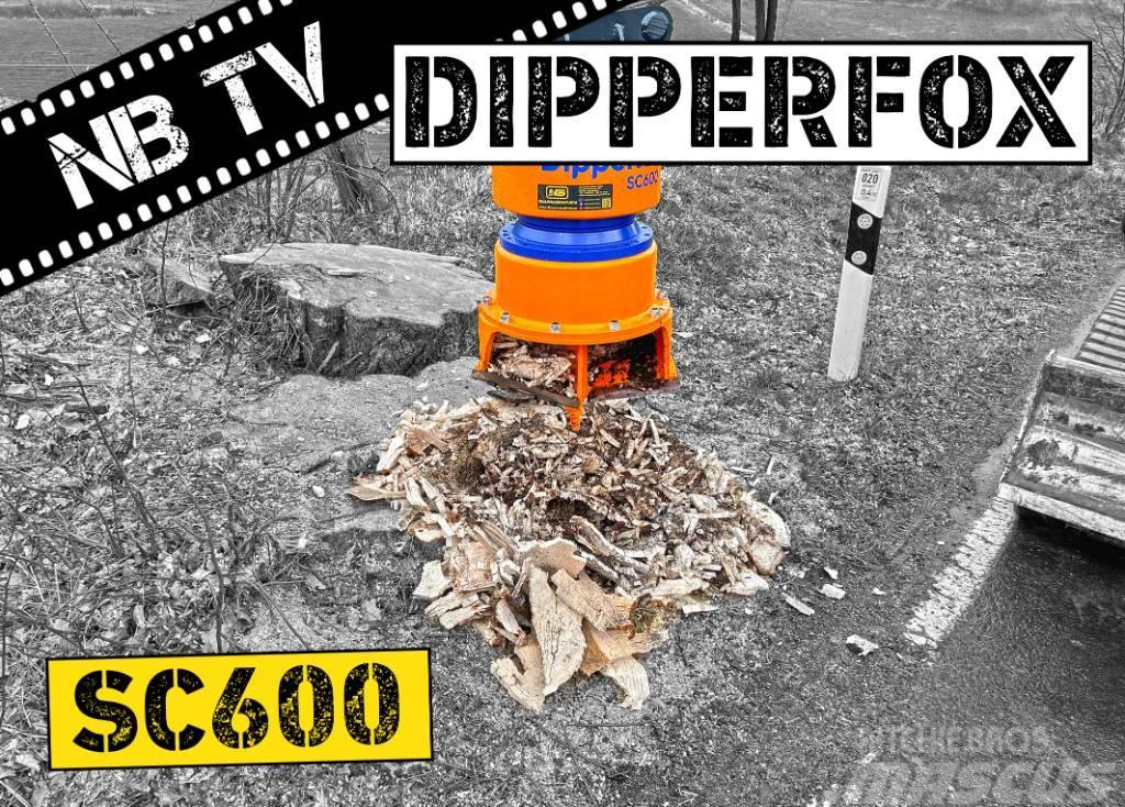 Dipperfox Baumstumpffräse SC600 -  60 Stümpfe pro Polizoare butuci