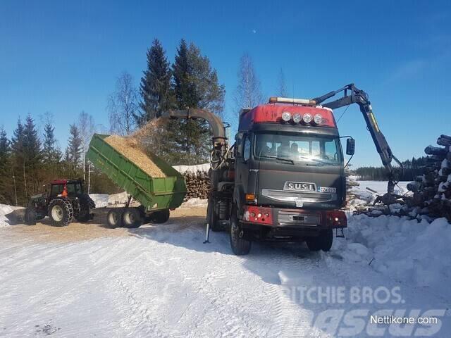 Heinola 1310 RML -Chipper:  SISU 18/630 6x4 -Truck Masini de tocat lemn
