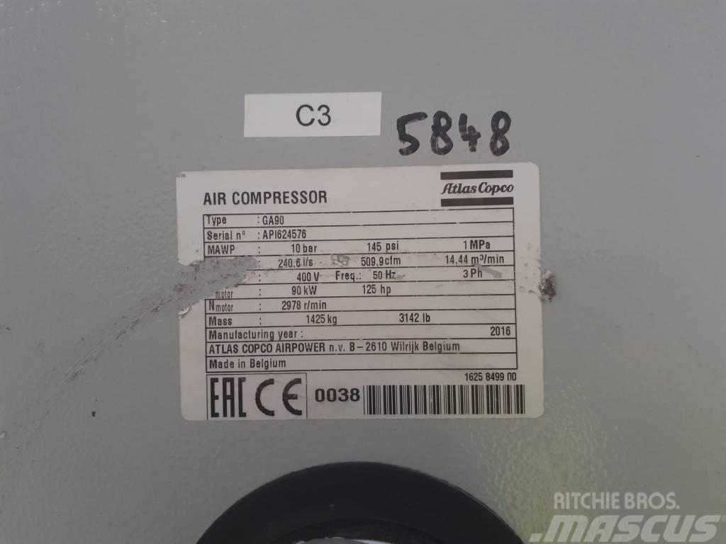 Atlas Copco Compresseur à vis (GA90) Compresoare