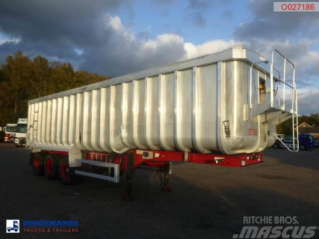 Montracon Tipper trailer alu 53.6 m3 + tarpaulin Semi-remorca Basculanta