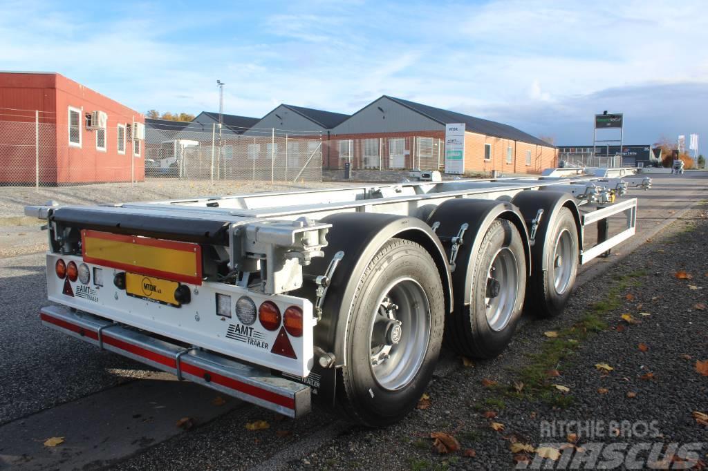 AMT CO310 - Container chassis med udskud i bag Camion cu semi-remorca cu incarcator