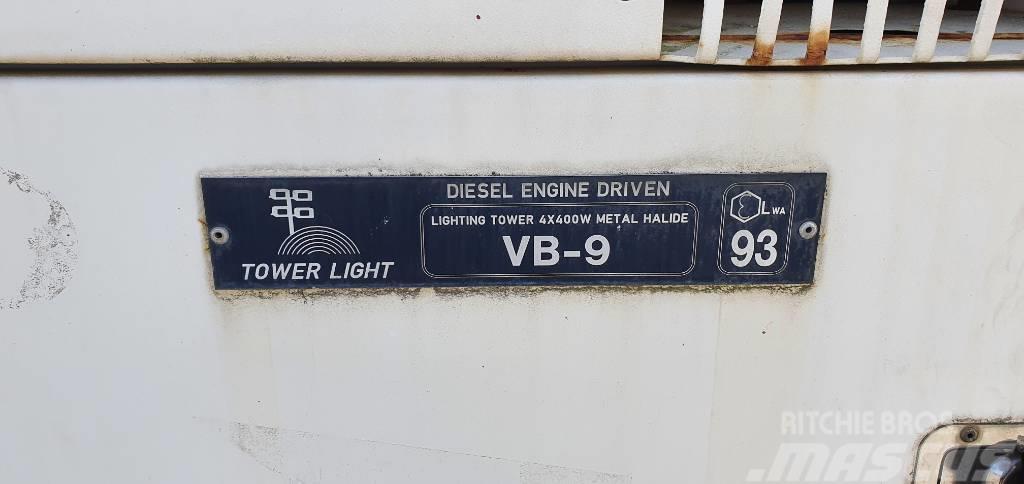 Towerlight VB-9 világítótorony/aggregátor Generatoare Diesel