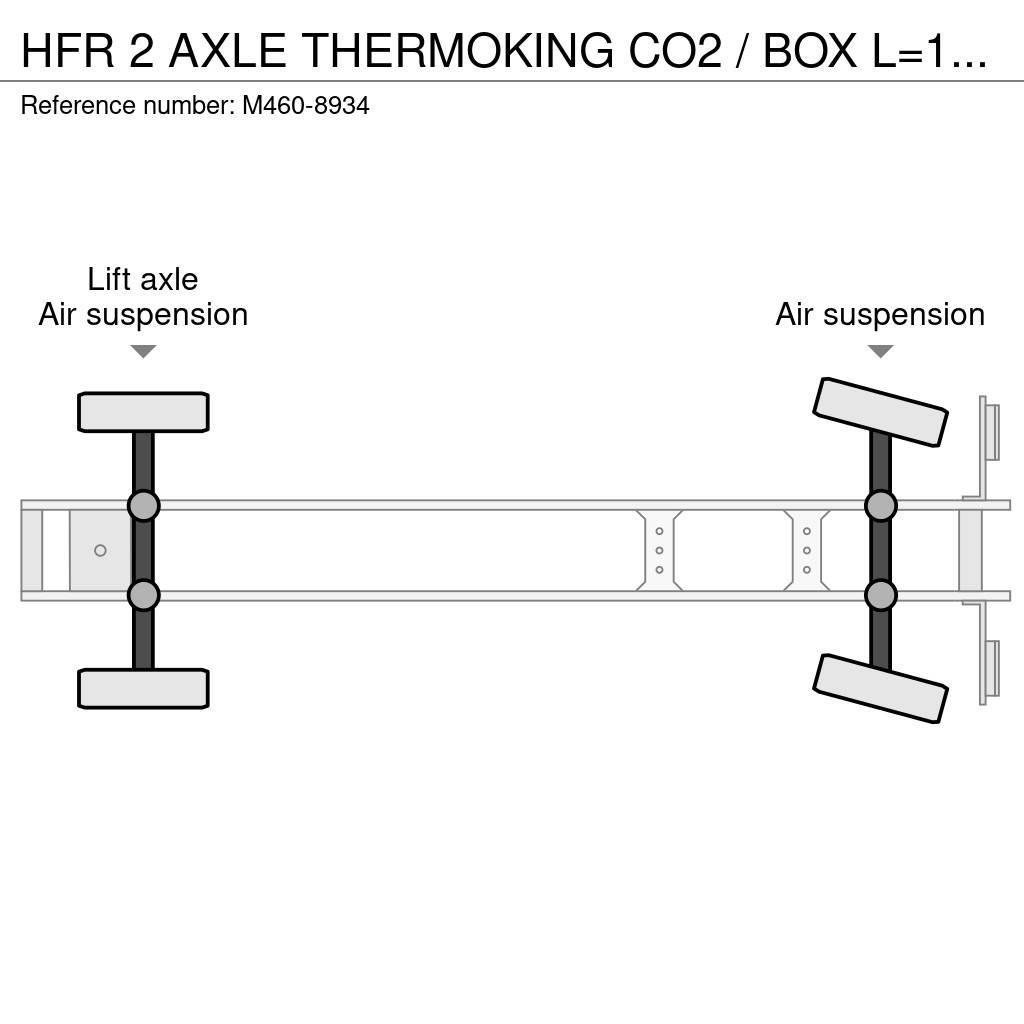 HFR 2 AXLE THERMOKING CO2 / BOX L=12699 mm Semi-remorci cu temperatura controlata