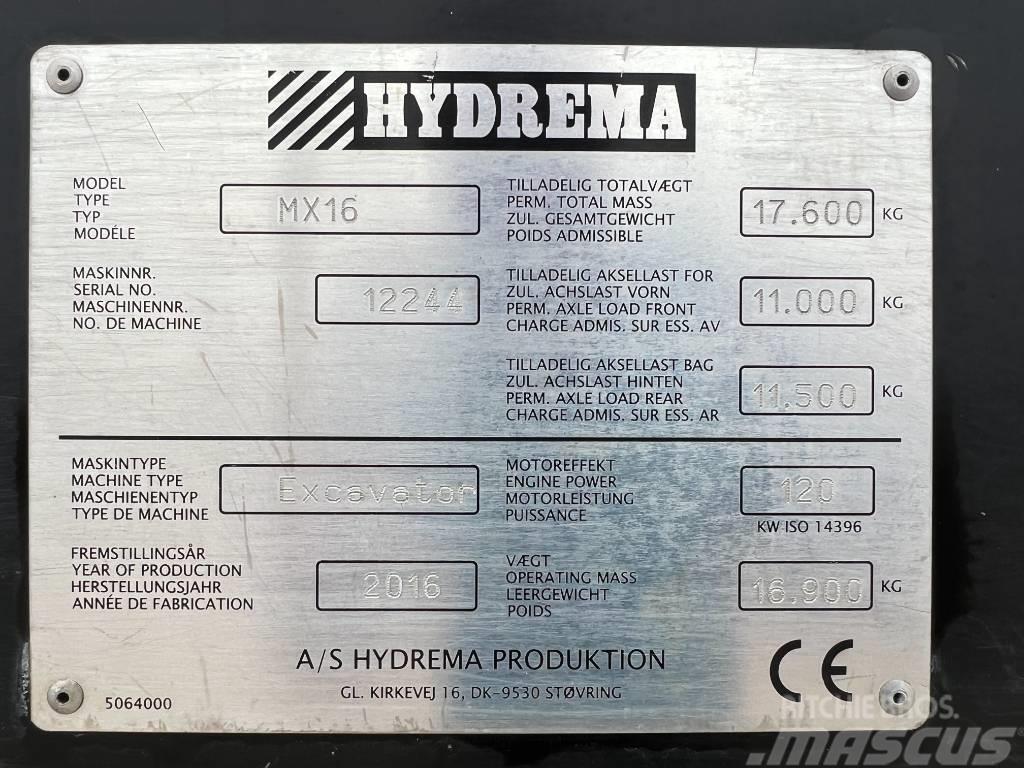 Hydrema MX 16 Excavatoare cu roti