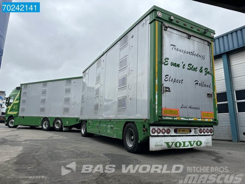 Volvo FH 540 6X2 NL-Truck Cattle transport I-Park Cool A Camioane transport animale
