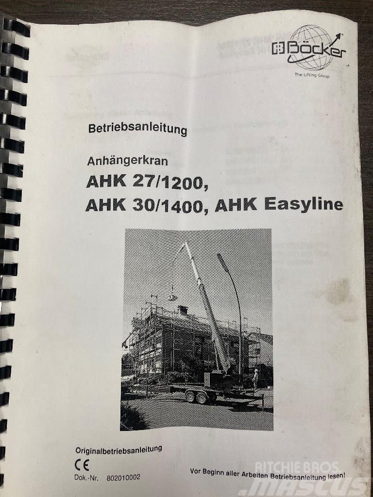 Bocker AHK 27/1200 Easyline Macara pentru orice teren
