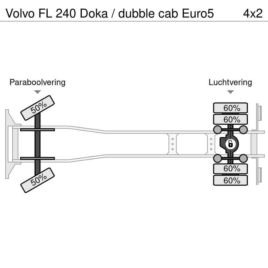 Volvo FL 240 Doka / dubble cab Euro5 Vehicule de recuperare