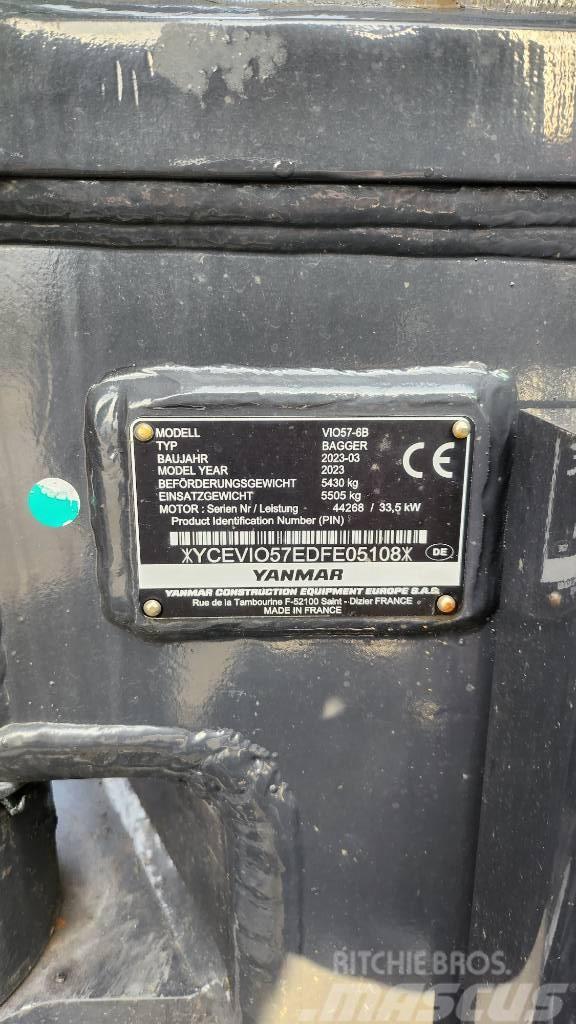 Yanmar Vio57-6B Advance Nullheck Powertilt HS03 Mini excavatoare < 7t