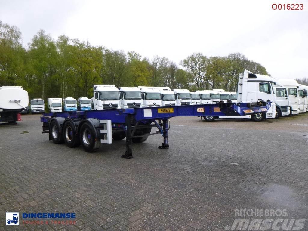 Dennison 3-axle container trailer 20-30-40-45 ft Camion cu semi-remorca cu incarcator
