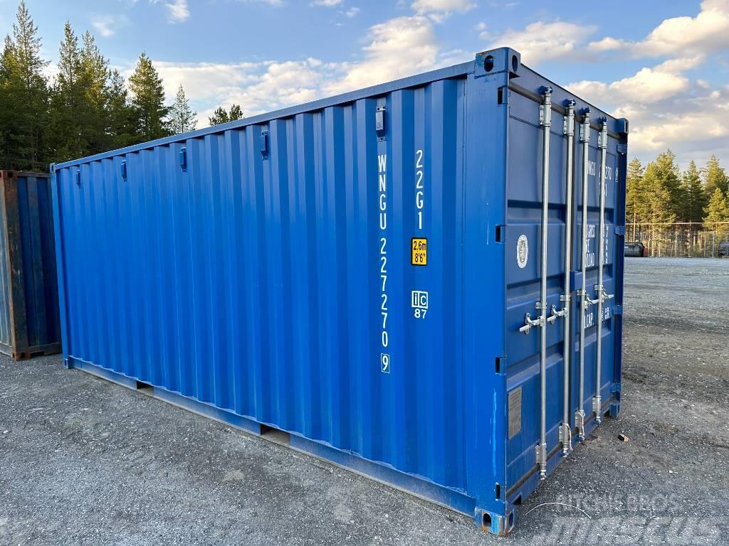  Sjöfartscontainer Container 20fot 20fots nya blå m Containere maritime