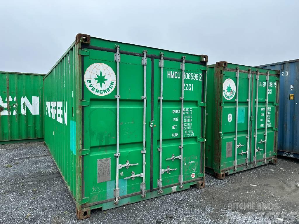  Sjöfartscontainer Container 20fot 20fots nya blå m Containere maritime