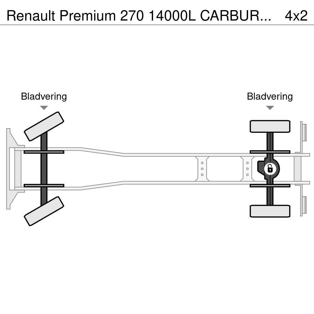 Renault Premium 270 14000L CARBURANT / FUEL - 4 COMP - LEA Cisterne