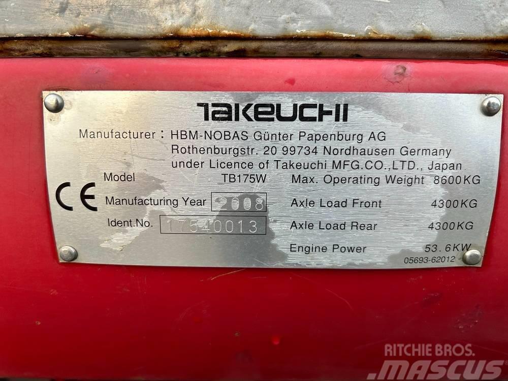 Takeuchi TB175W Excavatoare 7t - 12t